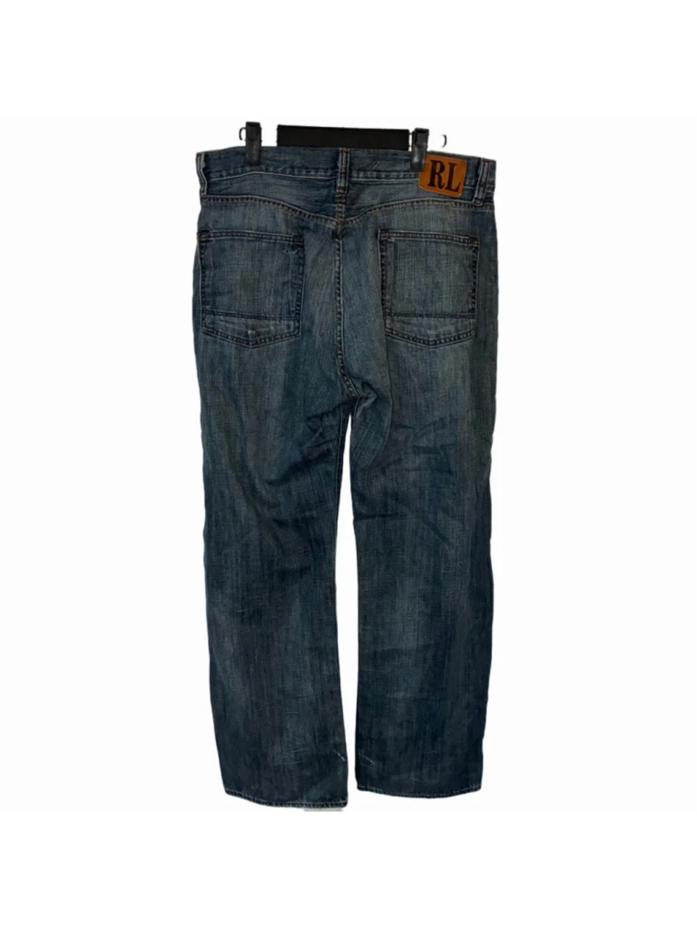 Men's Ralph Lauren Ashmore Original Straight Jeans Blue Size 34x30